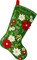 Bucilla Felt Stocking Applique Kit 18" Long-Poinsettia Elegance